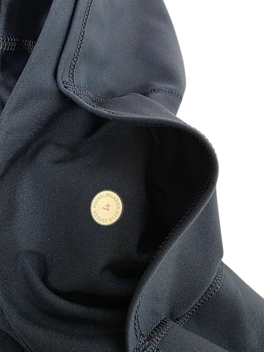 Lululemon Fast & Free Crop II *Nulux 19" True Navy, Athletic, Running, Size 4 - Picture 3 of 9